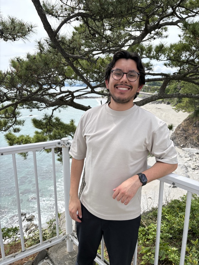 Estefan on the coast in Japan